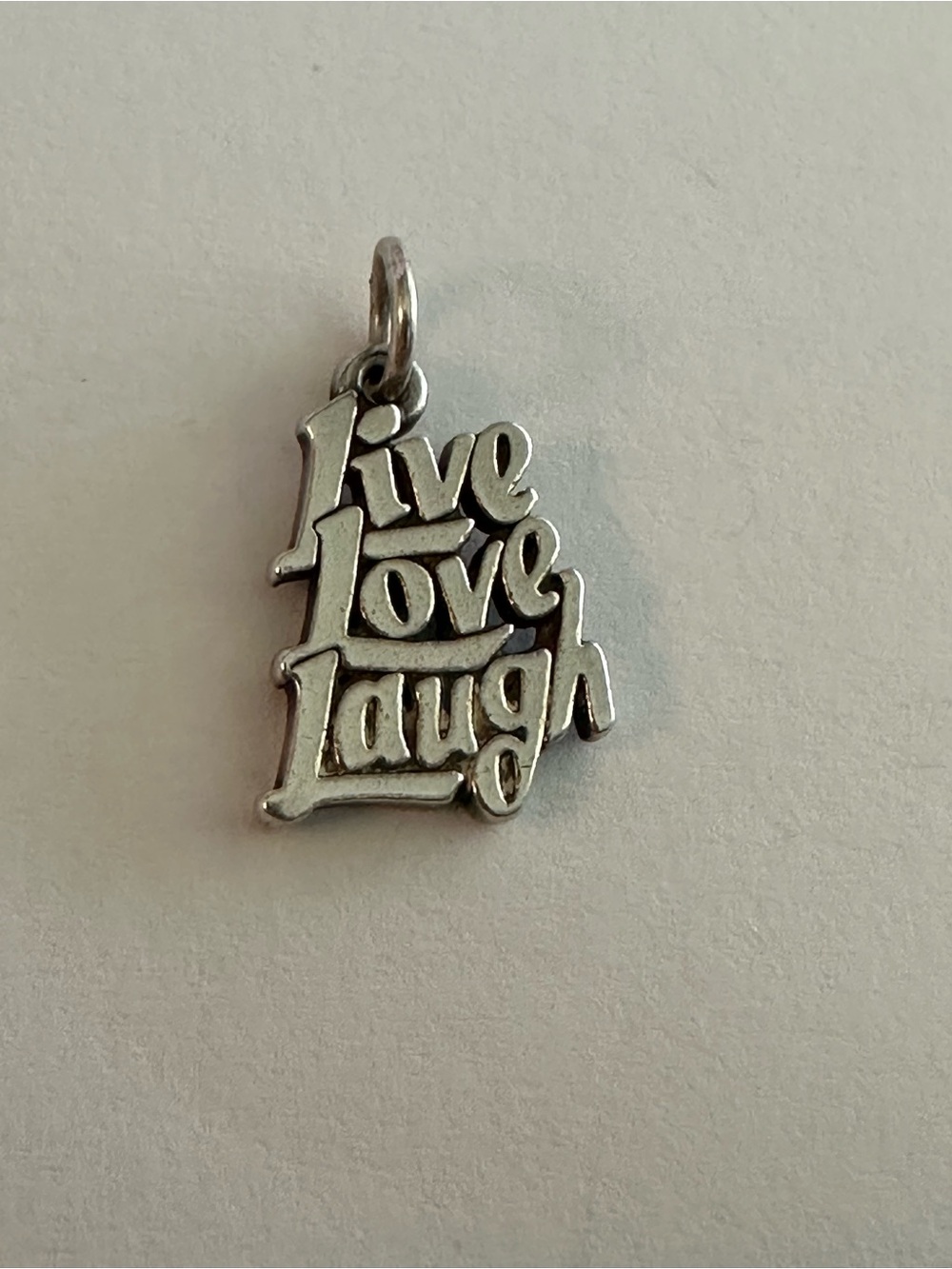 Retired James Avery Live Love Laugh Charm
